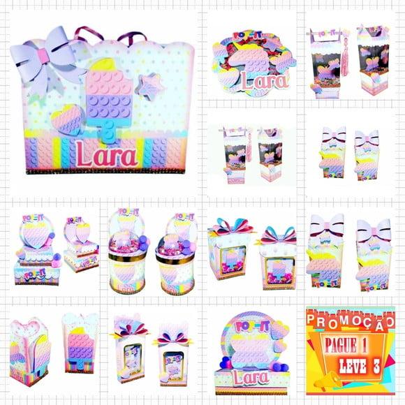 Arquivo de corte Fidget toys Pop It candy *Studio/PDF*