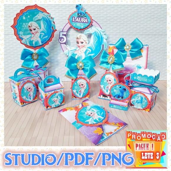 Arquivo de corte Frozen 2 Studio/PDF/PNG