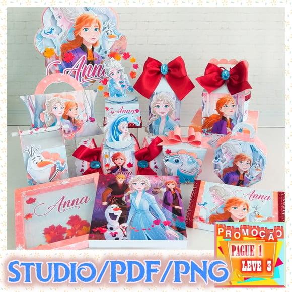 Arquivo de corte Frozen 2 Studio/PDF/PNG