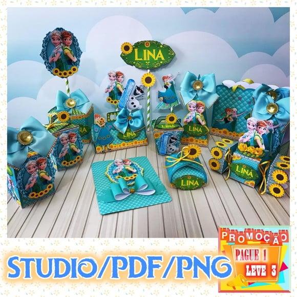 Arquivo de corte Frozen Fever Studio/PDF/PNG