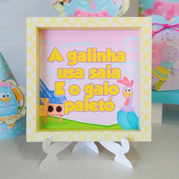Arquivo de corte Galinha Pintadinha Studio/PDF
