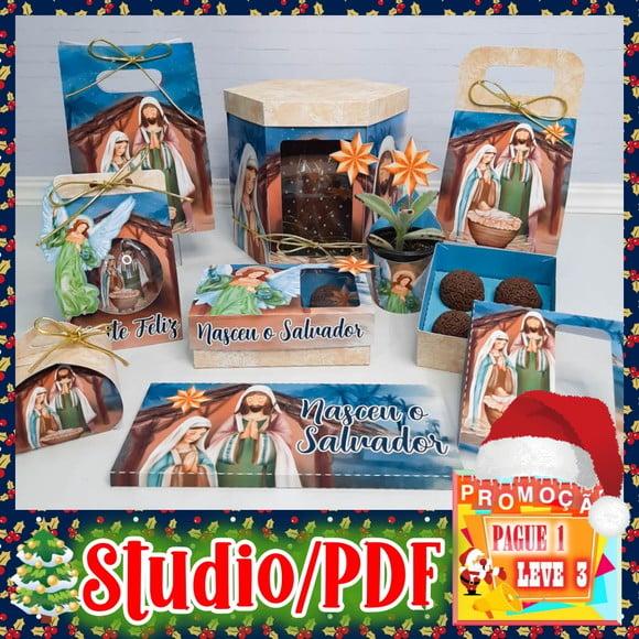 Arquivo de corte Natal religioso *Studio/PDF