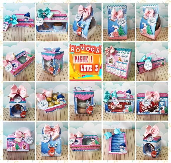 Arquivo de corte Natal Rosa *Studio/PDF