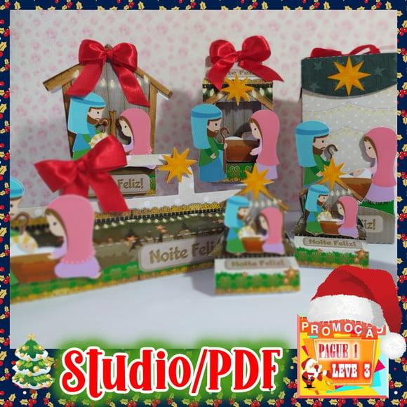 Arquivo de corte Natal Religioso *Studio/PDF/PNG*