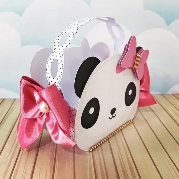 Arquivo de corte Panda menina Studio/PDF/PNG