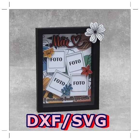 Arquivo de corte Quadro - Dia das Mães DXF/SVG