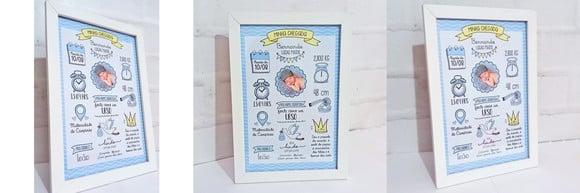 Arquivo de corte Quadro cheguei PNG