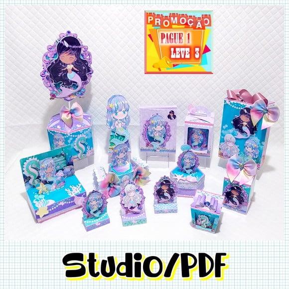 Arquivo de Corte Sereia Luxo Lilás Studio pdf
