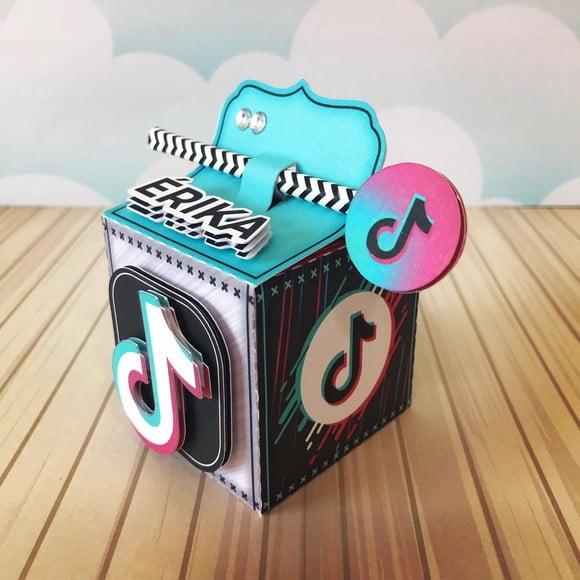 Arquivo de corte Tik tok Sudio/PDF/PNG