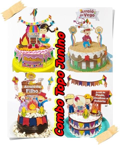 Arquivo de corte topo de bolo - Festa Junina *Studio*