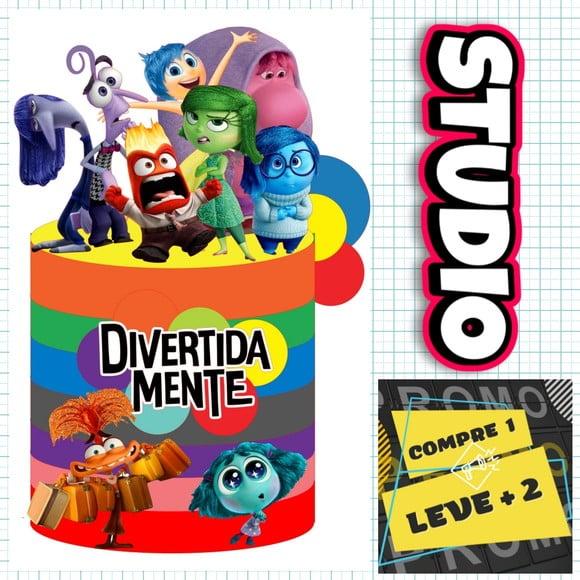 Arquivo de Corte Topo de Bolo Divertidamente Studio