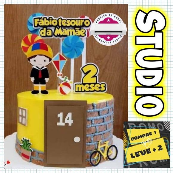 Arquivo de Corte Topo de Bolo Kiko do Chaves Baby