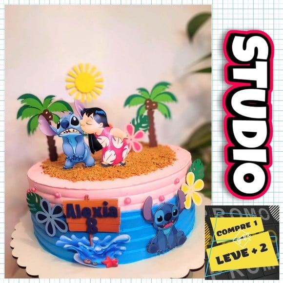 Arquivo de Corte Topo de Bolo Lilo e Stitch Studio