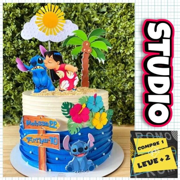 Arquivo de Corte Topo de Bolo Lilo e Stitch Studio