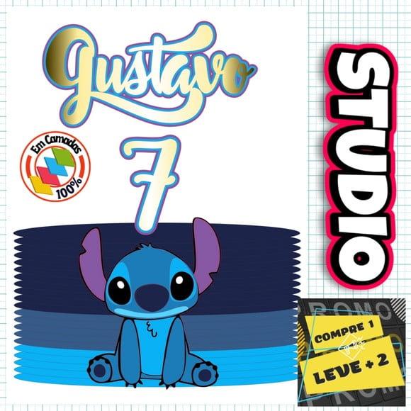 Arquivo de Corte Topo de Bolo Stitch
