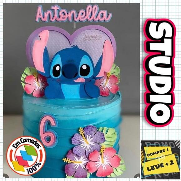 Arquivo de Corte Topo de Bolo Stitch