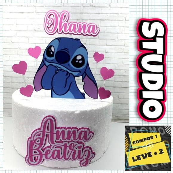 Arquivo de Corte Topo de Bolo Stitch