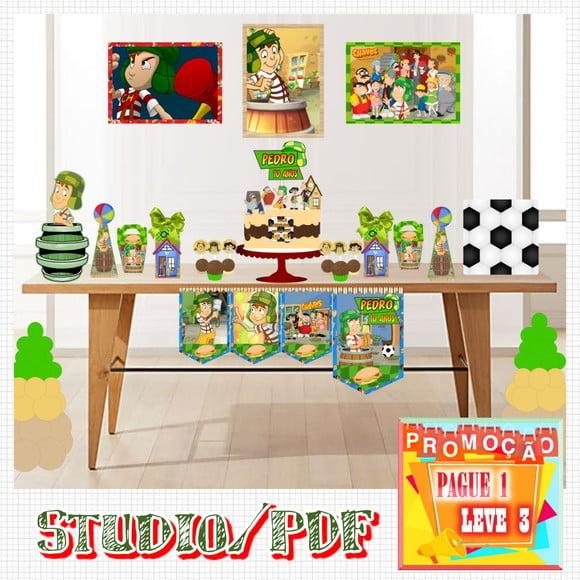 Arquivo de corte Turma do Chaves *Studio/PDF