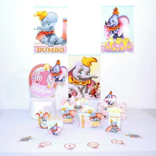 Arquivo de Corte Dumbo Menina Studio/pdf/png