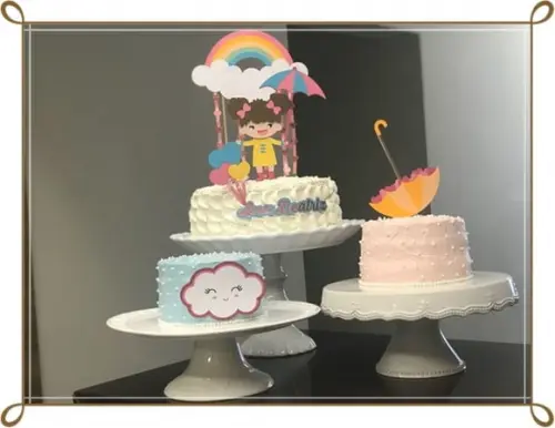 Arquivo de Corte Topo de Bolo Chuva de Amor Studio