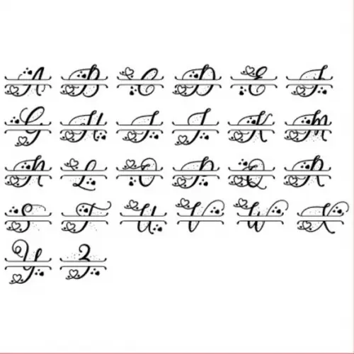 Pack Monogramas para Balão Bubble - Arquivo Digital Studio