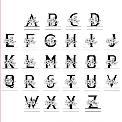 Pack Monogramas para Balão Bubble - Arquivo Digital Studio