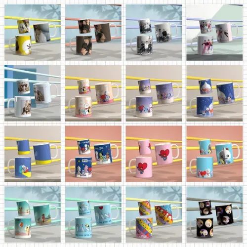 40 Artes para Canecas Bts Kpop Arquivo Digital