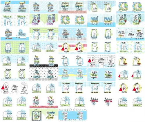 Arquivo Digital Kit 43 Artes Para Canecas Dia Dos Pais Flork