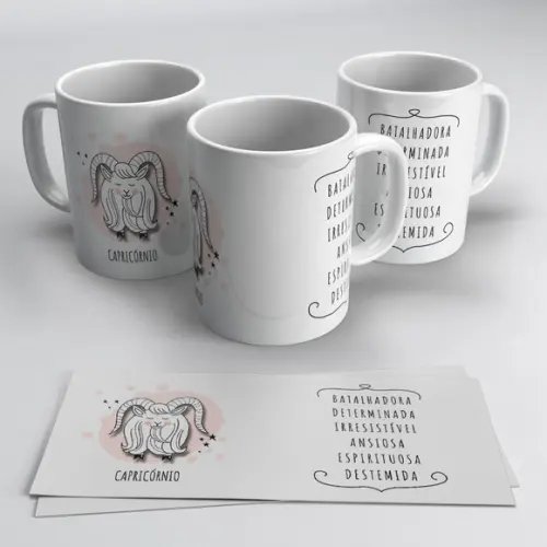 Arquivo digital kit 12 artes para canecas Signos
