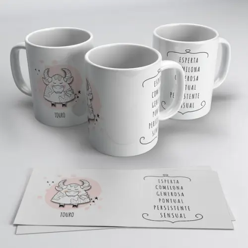 Arquivo digital kit 12 artes para canecas Signos