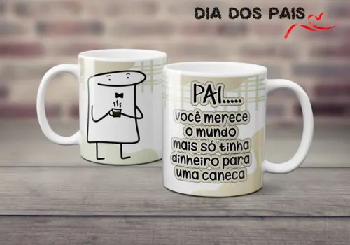Arquivo Digital Kit 30 Artes Para Canecas Dia Dos Pais Flork