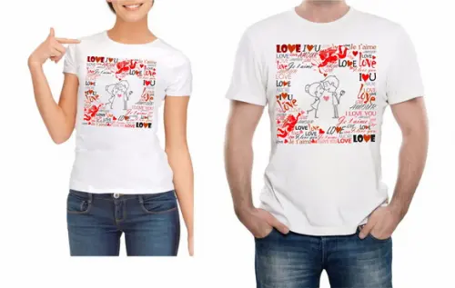 Estampas para camisetas Tema Dia dos Namorados CDR/PNG