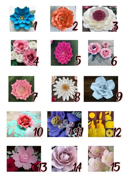 Arquivo De Corte Flores E Rosas Gigantes 3d 45 Mod. *studio