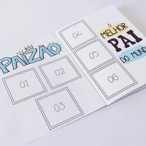 Arquivo Album de Figurinhas Dia dos pais ***PDF