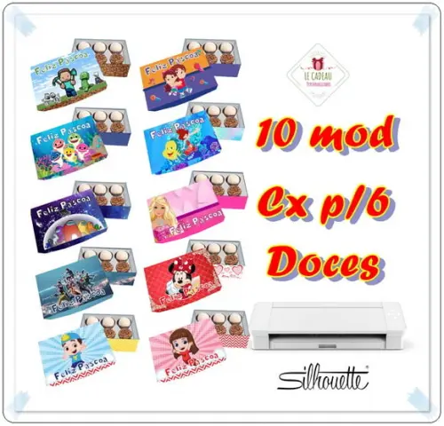 Arquivo Caixa doces Páscoa *PAGUE 1 e LEVE 3 Studio
