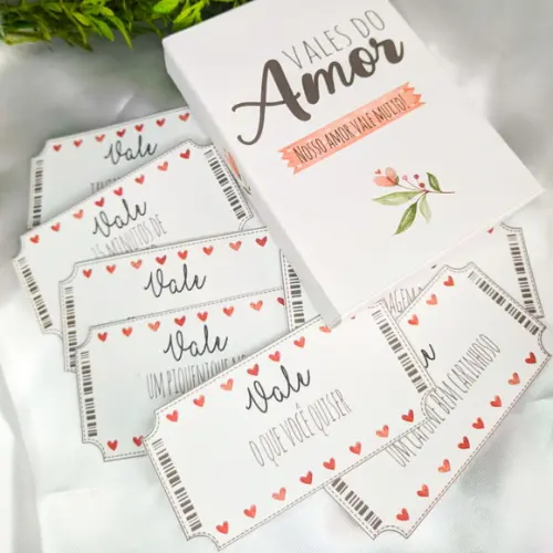 Arquivo caixa Vales do Amor Dia dos namorados Studio/PDF
