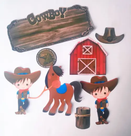 Arquivo corte Cowboy em Studio/PDF