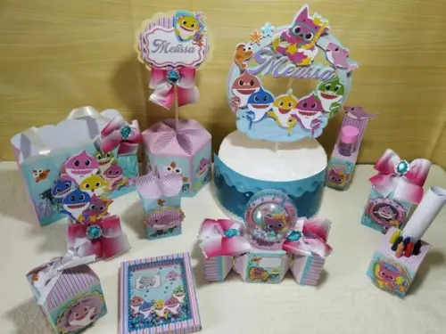Arquivo de corte Baby Shark Menina/Girl PDF/STUDIO