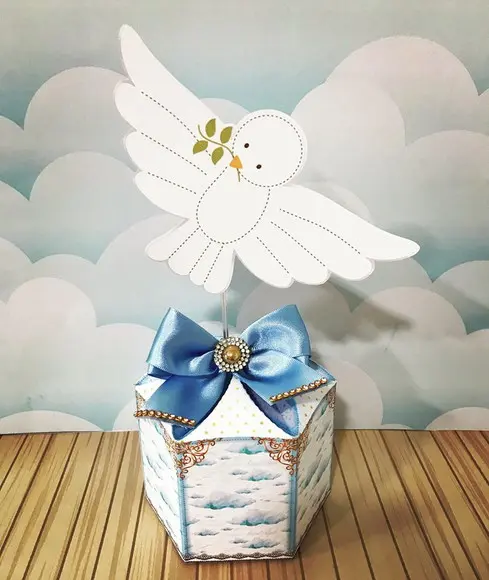 Arquivo de corte Batizado Azul Menino Studio/PDF/PNG
