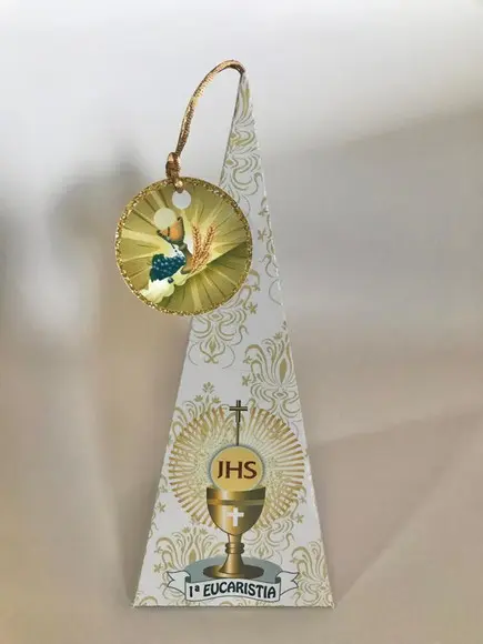 Arquivo de corte Batizado Branco com Dourado Studio