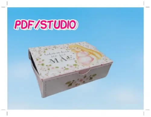 Arquivo de corte Caixa - Dia das Mães Studio/JPG