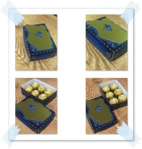 Arquivo de corte caixa 6 doces - Dia das Mães Studio