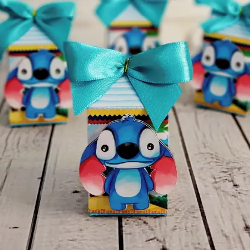 Arquivo de corte Caixa Cenário - Lilo e Stitch *STUDIO/PDF