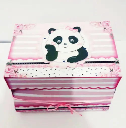Arquivo de corte Caixa cenário Panda *Studio/PDF