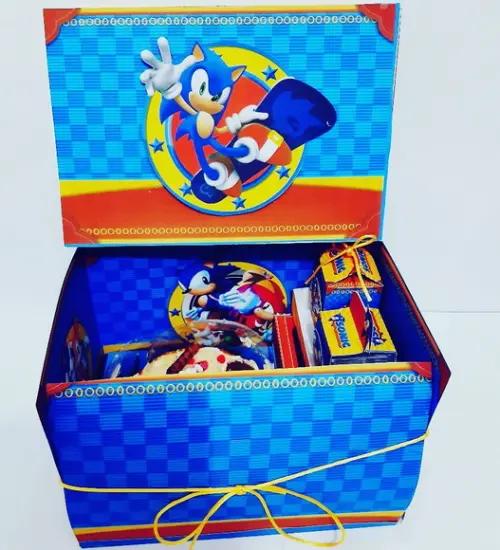 Arquivo de corte Caixa cenário Sonic *Studio/PDF
