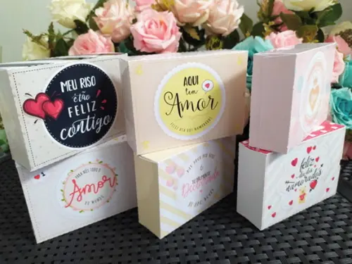 Arquivo de corte Caixa Dia dos Namorados 6 Doces Studio/PDF