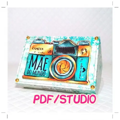 Arquivo de corte Caixa doces Dia das Mães *Studio/PDF