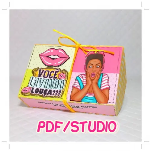 Arquivo de corte Caixa doces Dia das Mães *Studio/PDF