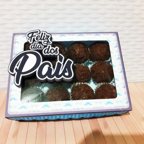 Arquivo de corte caixa doces Dia dos Pais *Studio/PDF/PNG*