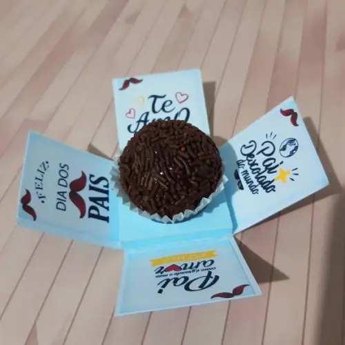 Arquivo de corte caixa doces Dia dos Pais *Studio/PDF/PNG*
